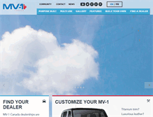 Tablet Screenshot of mv1canada.com